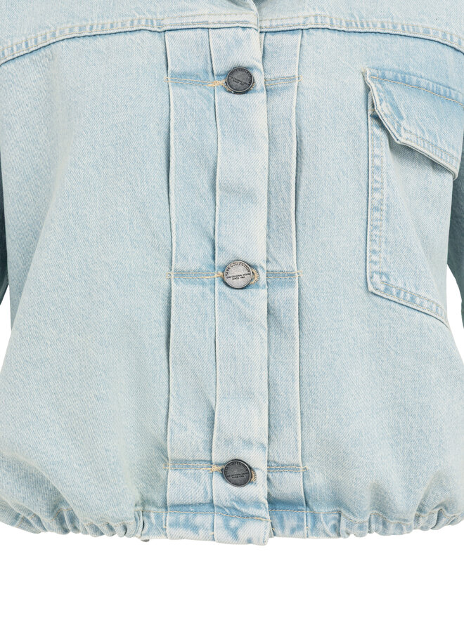 Yaya worker light denim jacket