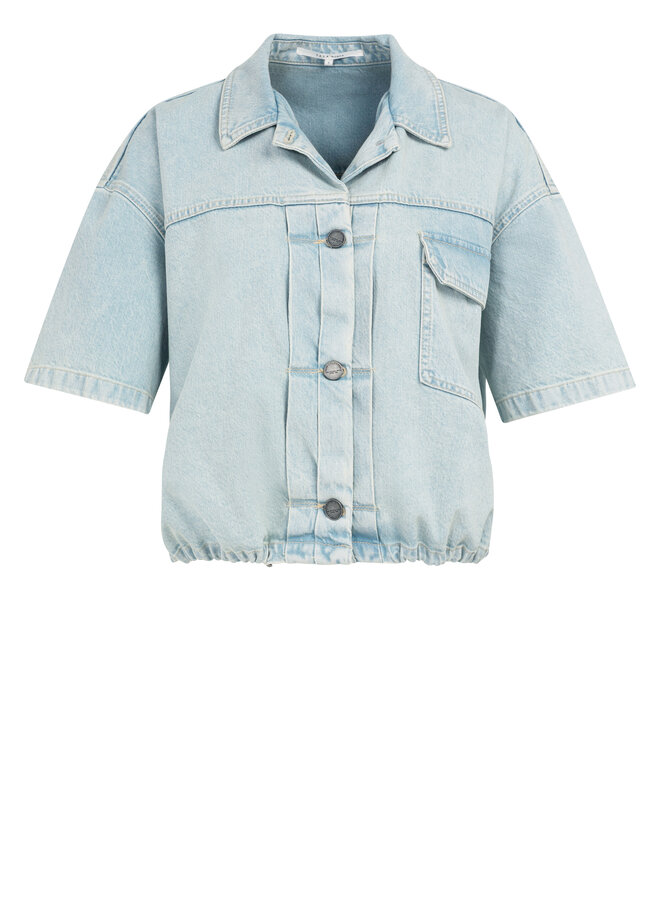Yaya worker light denim jacket