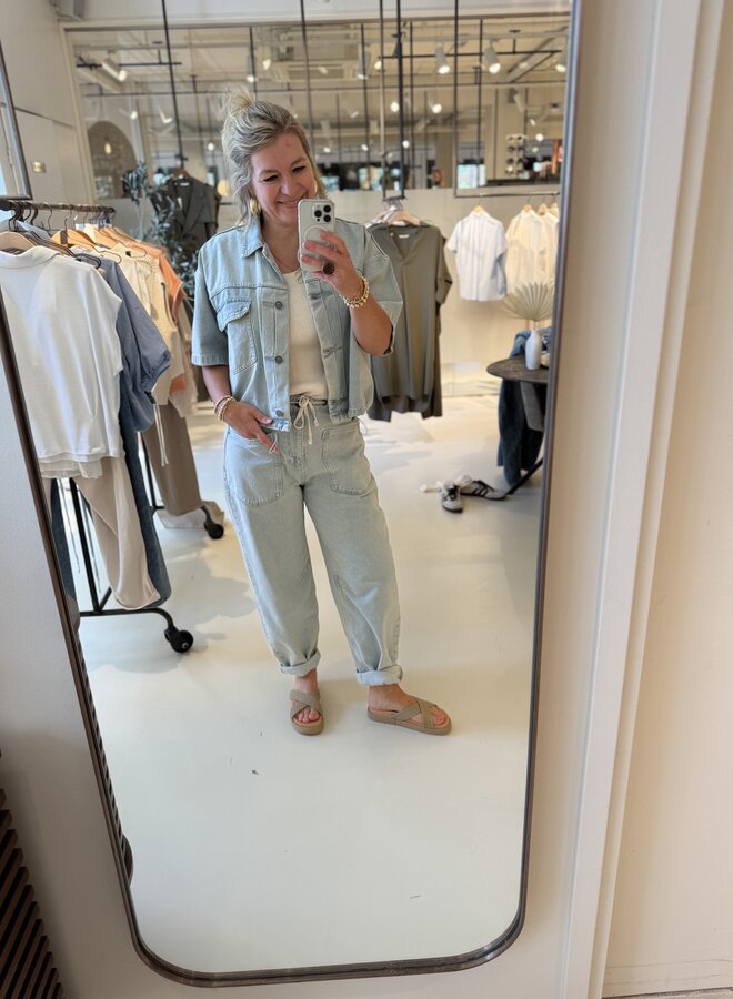 Yaya colored worker light dnm jeans