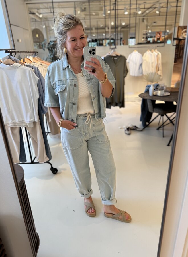 Yaya colored worker light dnm jeans