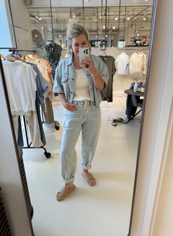 Yaya colored worker light dnm jeans