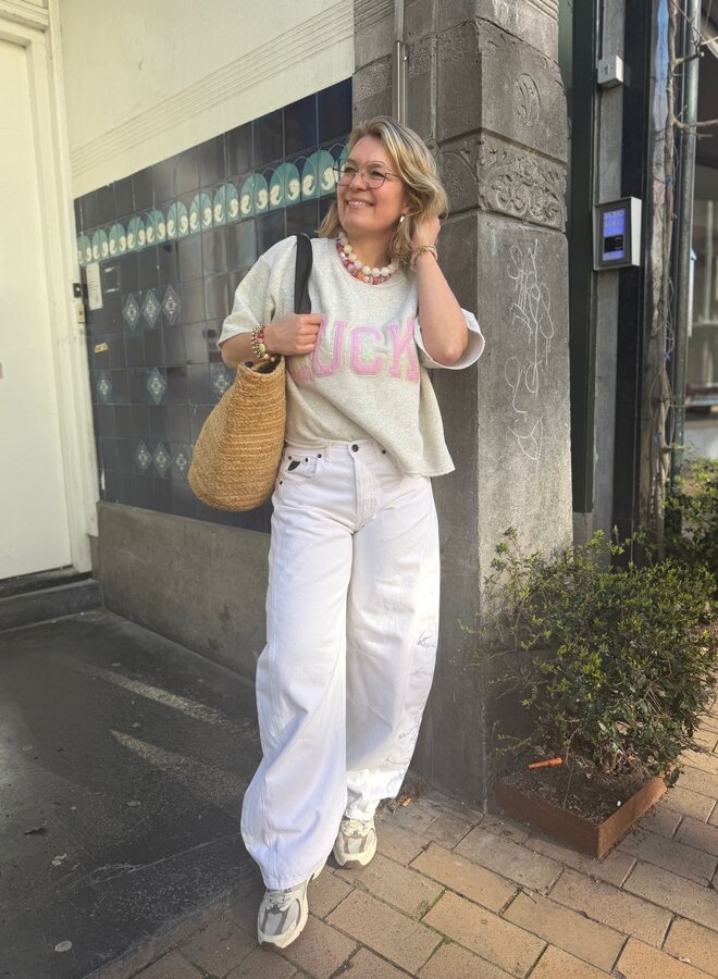 By Bar willow lucky top light grey