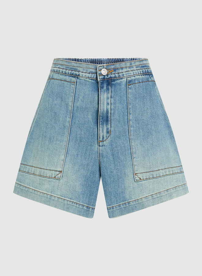 Circle river jeans short island breeze wash