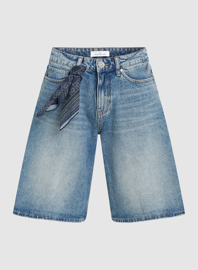 Circle dae denim short