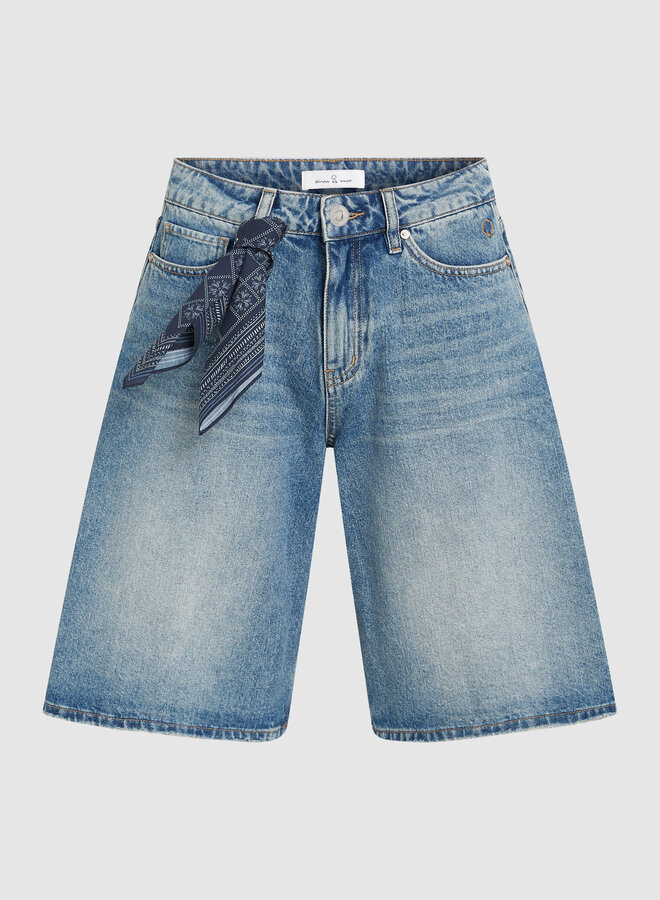 Circle dae denim short