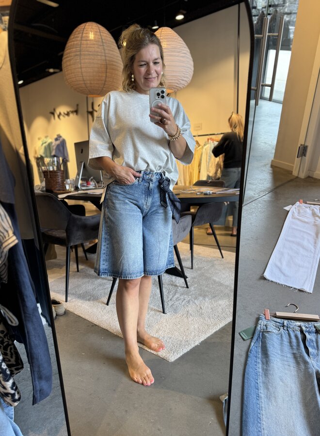 Circle dae denim short