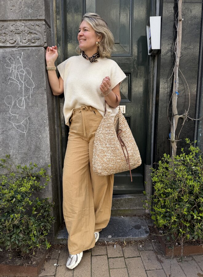 Becksöndergaard paper straw siena bag nature