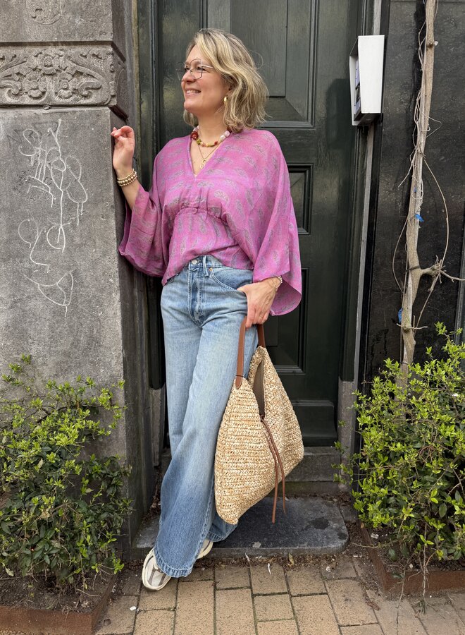 Becksöndergaard paper straw siena bag nature