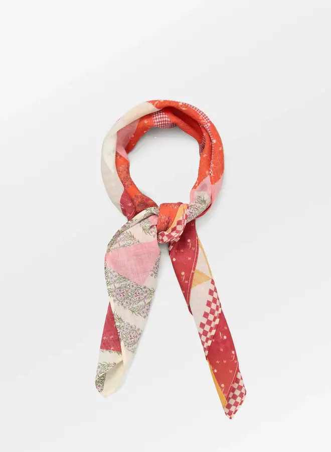 Becksöndergaard quilta cotta scarf pink