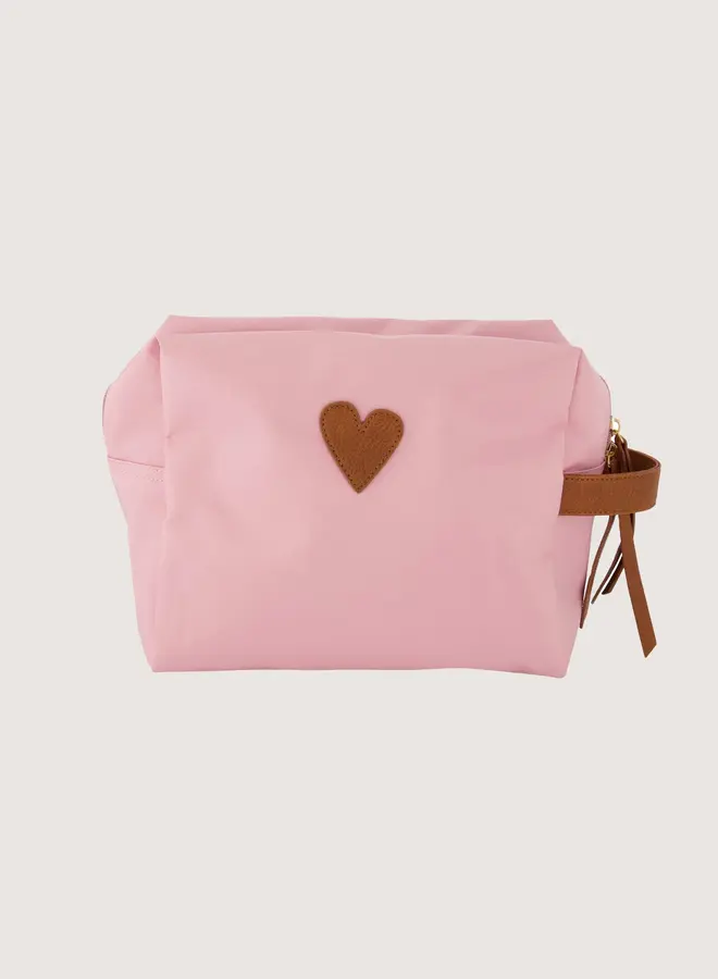 Zusss S26 toilettas met hart pink