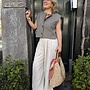 By Bar nori gilet charcoal