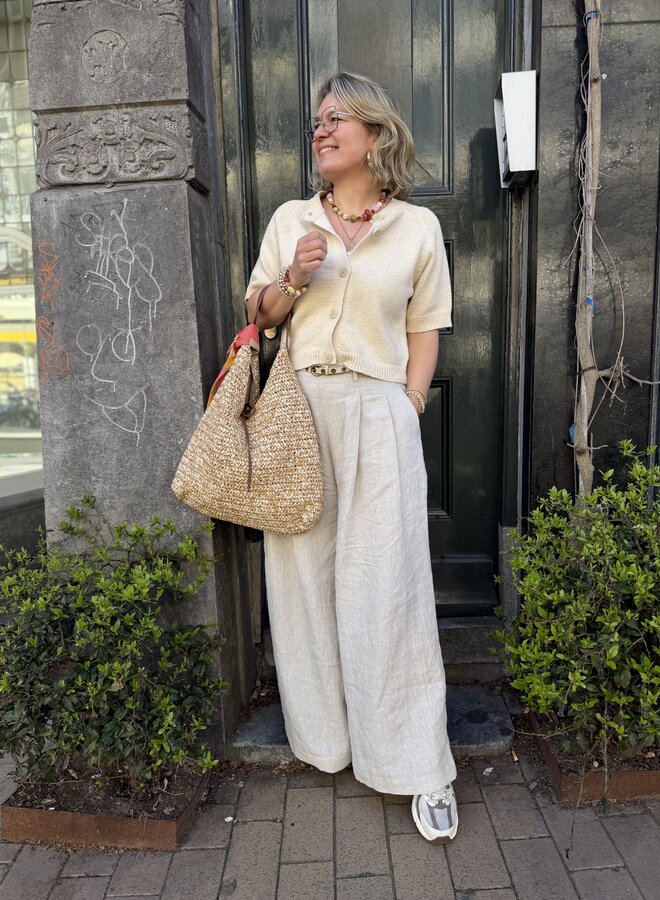 By Bar selma cardigan almond