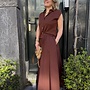 Knit-ted cato skirt mid brown