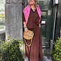 Knit-ted mook blouse mid brown