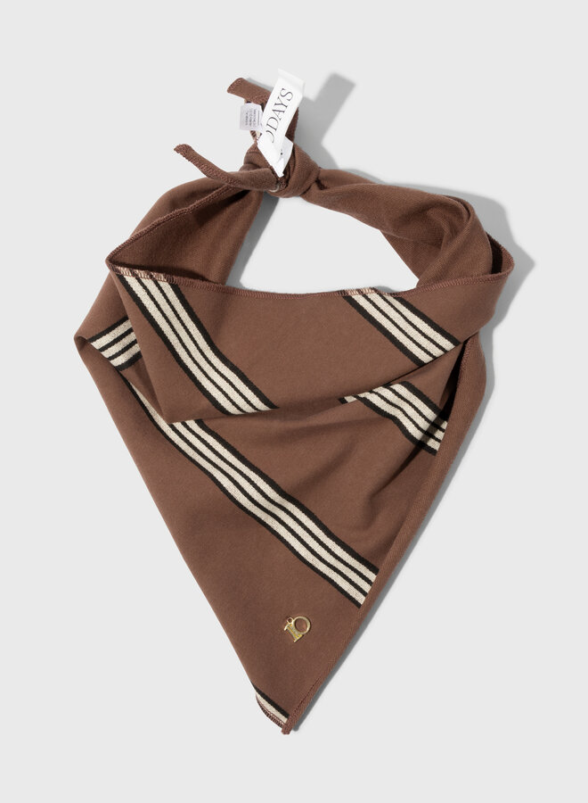 10days bandana scarf deep brown