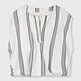 10DAYS balloon top stripes white