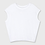10DAYS balloon mesh top white