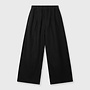 10DAYS flowy pants linen black