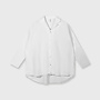 10DAYS cotton linen blouse white