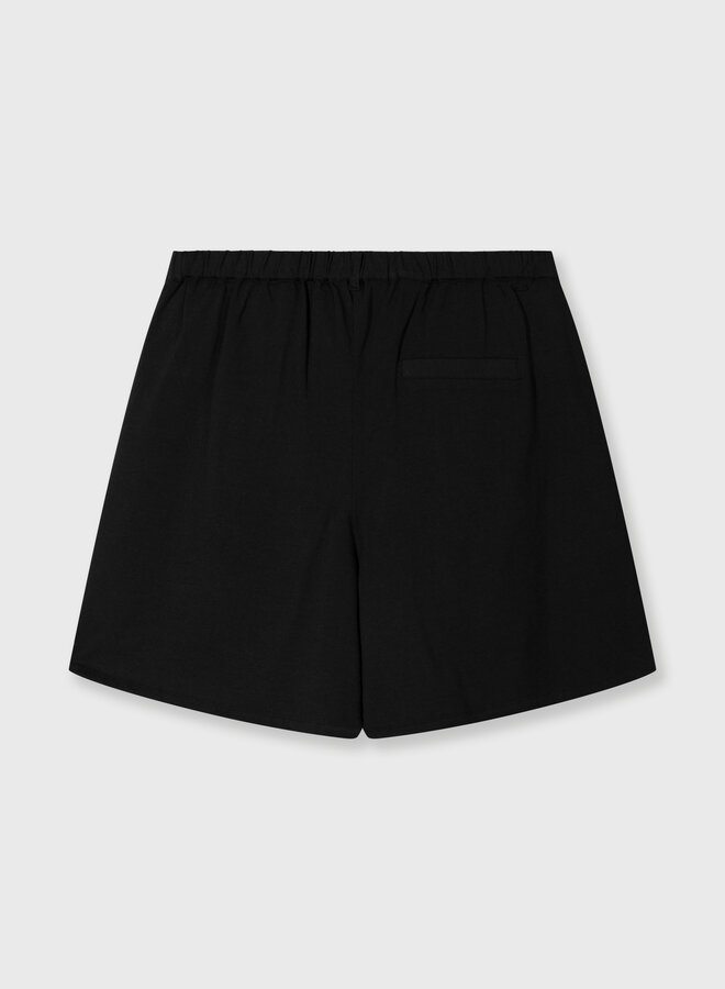 10DAYS wide shorts linen black