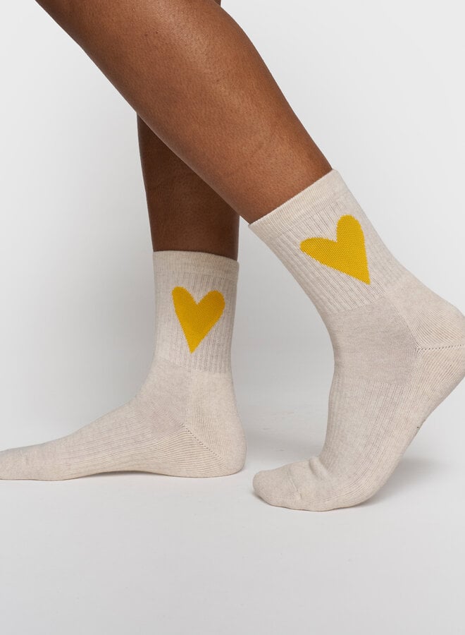 10DAYS socks heart white