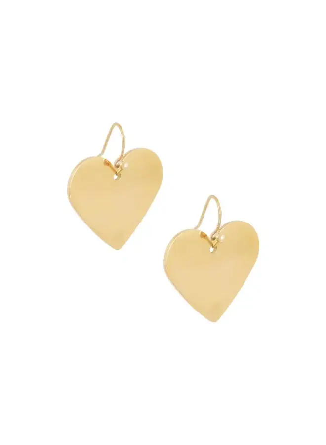 Ellen Beekmans oorbellen hart 2.7 cm