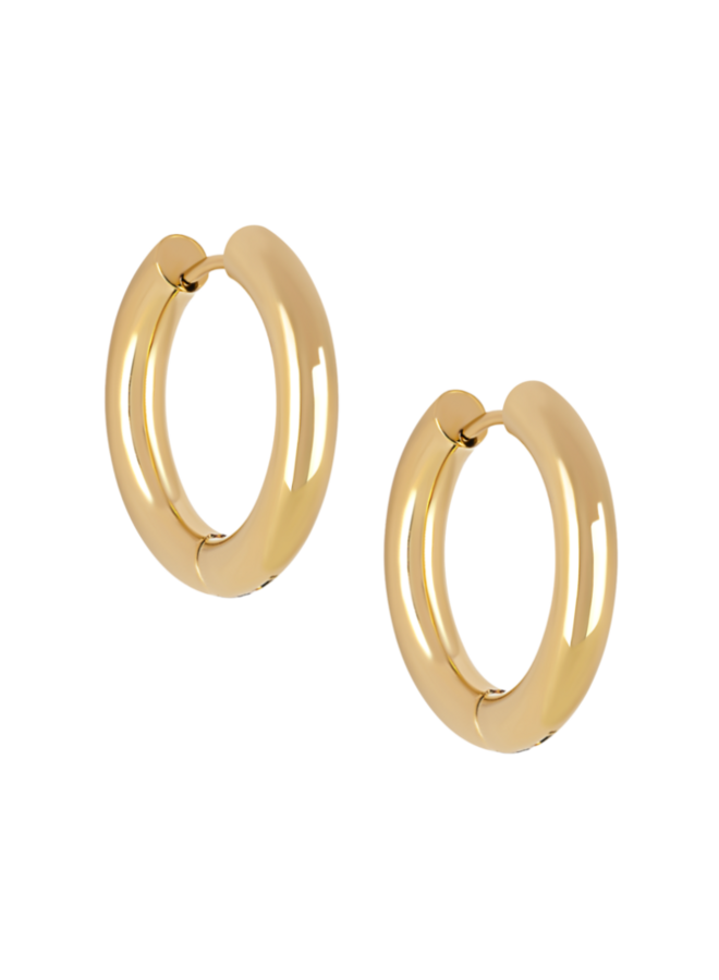 Ellen Beekmans bold oorringen 2,2 cm