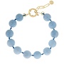 Ellen Beekmans gemstone armband licht blauw