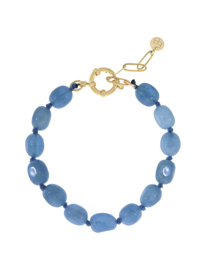 Ellen beekmans  gemstone armband blauw