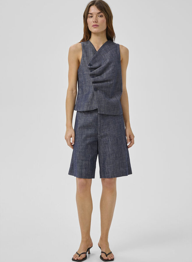 MEW S26F dazzie city shorts dark blue wash