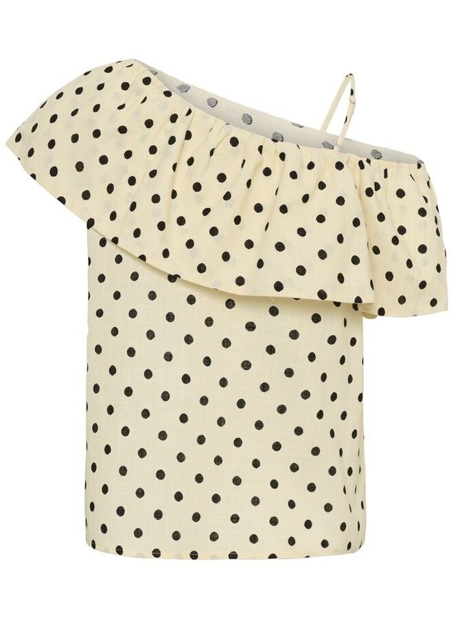 MEW nada florence blouse lemon icing