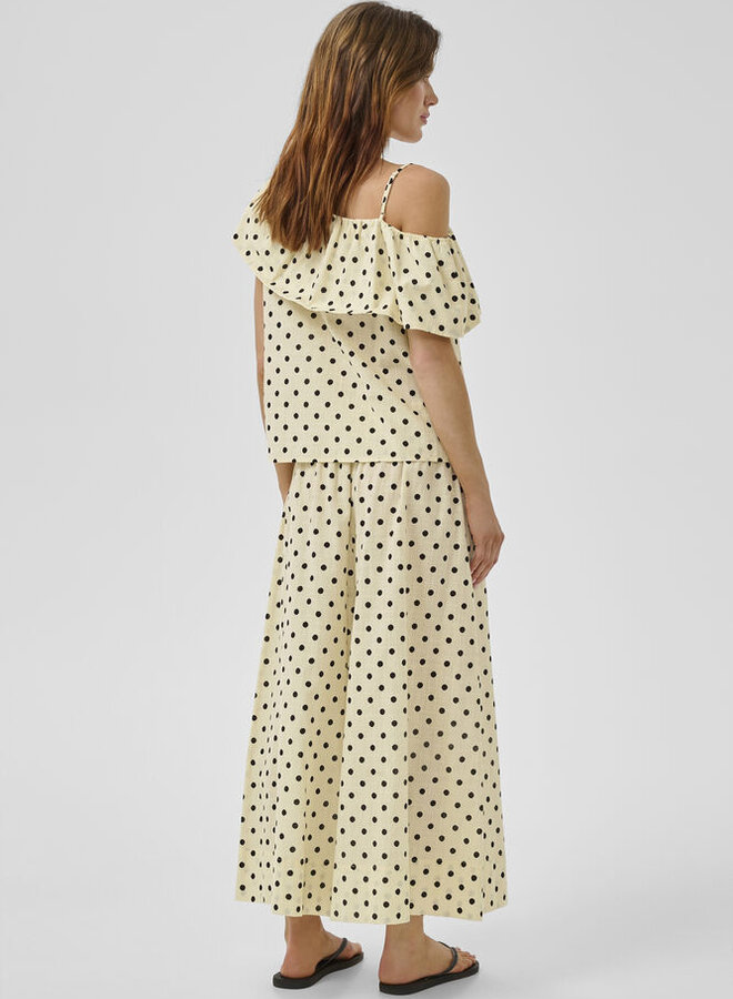 MEW nada florence blouse lemon icing