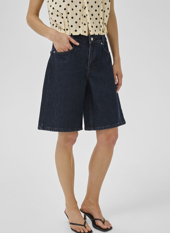 MEW zita 139 high wide shorts dark blue