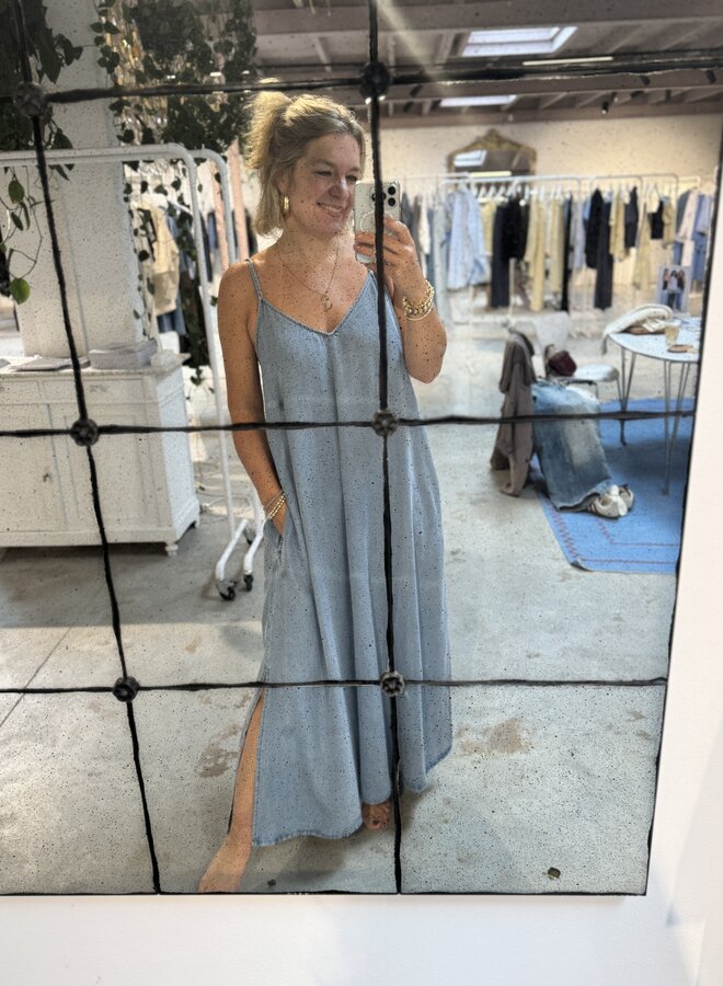 MEW nelly strap dress light blue