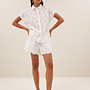 By Bar karly flower blouse off white