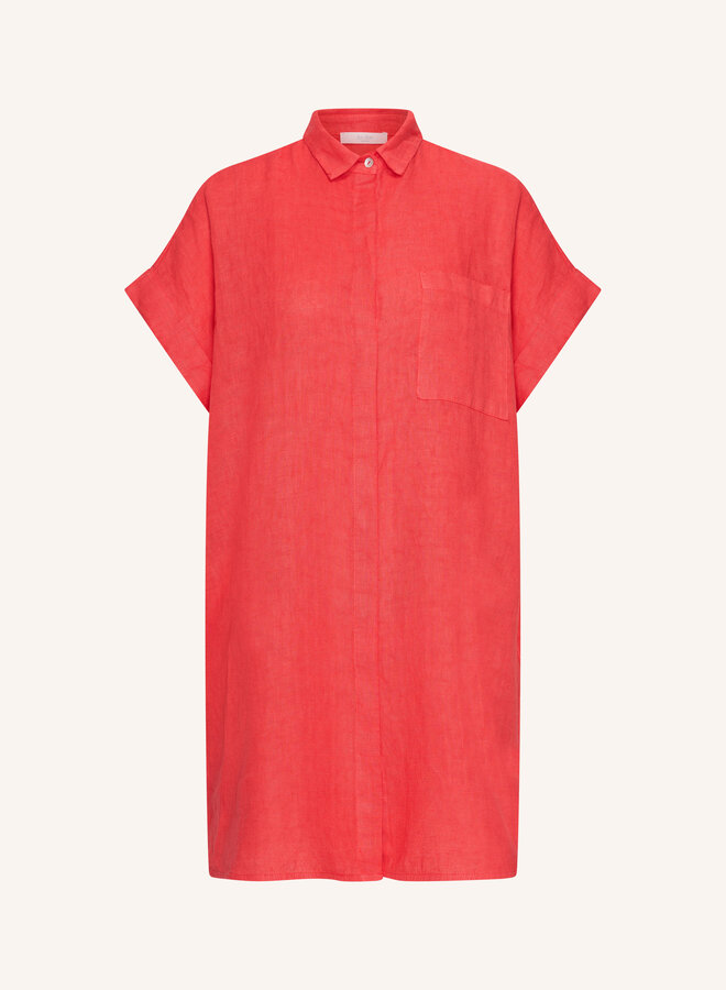 By Bar S26F hella linen dress lipstick