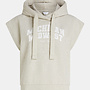 Penn&Ink S26F1873 hoodie print grey/white