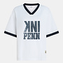 Penn&Ink S26F1885 top print white navy