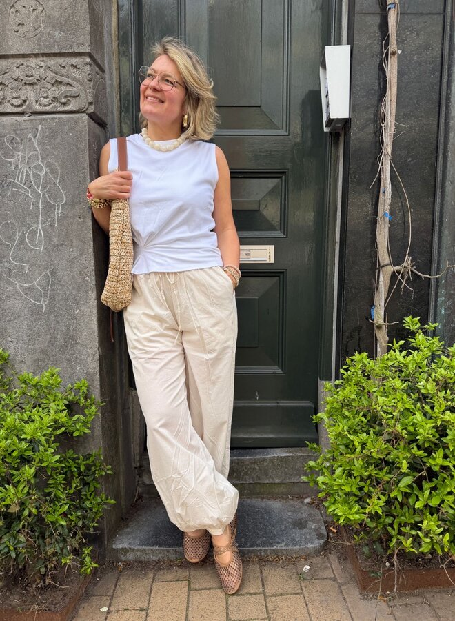 Second Female avida trousers eggnog