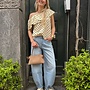 MEW nada florence blouse lemon icing