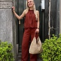 SF annie hw wide pant cherry