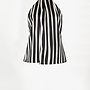 Dante6 S26 drewan striped halter top black/white