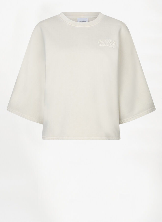 Dante6 devon washed batwing sweat ivory