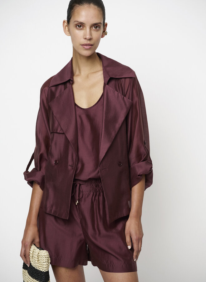 Dante6 quentyn relaxed fit shorts cacao berry