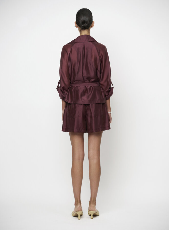 Dante6 quentyn relaxed fit shorts cacao berry