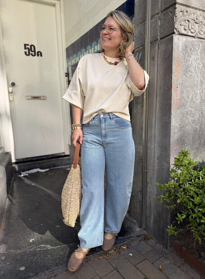 Dante6 devon washed batwing sweat ivory