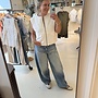 YAYA sleeveless woven jacket white