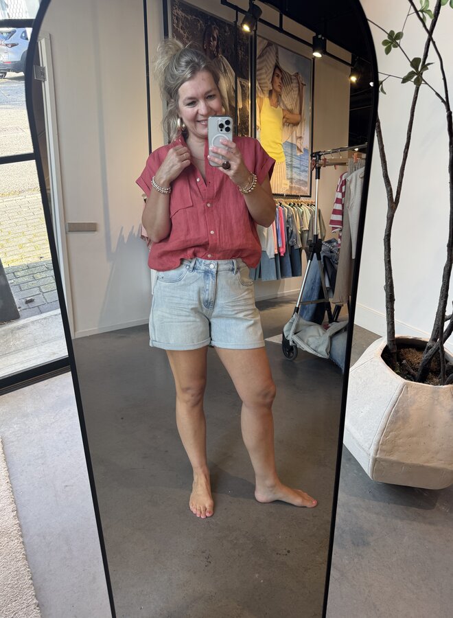 Circle rosie short blue