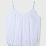 10days top gathered neck white