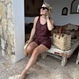 Dante6 corin relaxed fit tanktop cacao berry